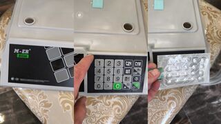 Как заменить кнопки на весах Mertech M-ER